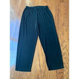 Citiknit Pull On Pant Women's Size L Slinky Sand Mesh Stretchy Black